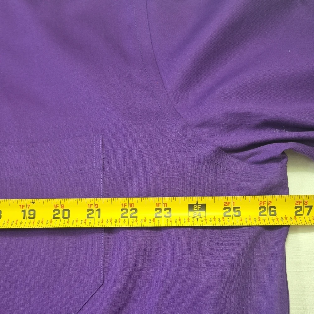 Paul Fredrick Rich Purple Dress Shirt - Picture 6 of 13